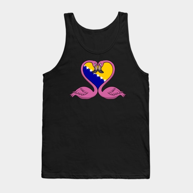 Flamingo Bosnia and Herzegovina Tank Top by RampArt